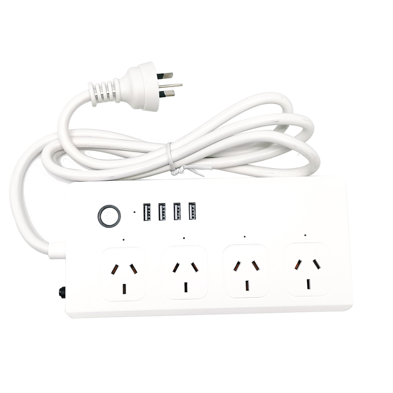 MVAVA AU WiFi Smart Power Strip 4 Outlets and 4 USB Ports Compatible with Alexa and Google Assistant