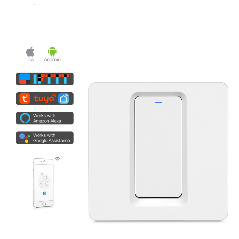 MVAVA Electric google alexa home light Switch tuya wifi Smart remote control wall Switches