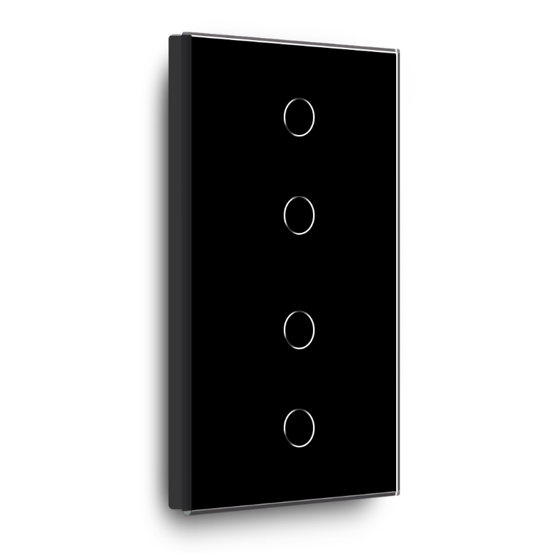 MVAVA Glass Panel 2 gang + 2 gang glass wall Switch Touch light Switch controller touch switch