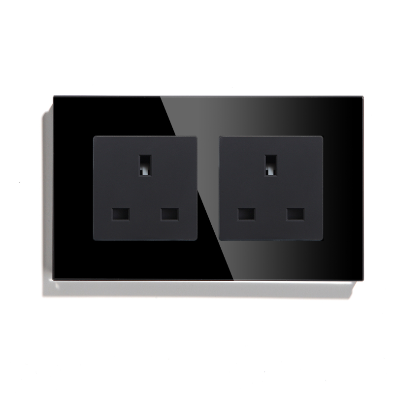 MVAVA double Wall Plug Alexa Home Socket 13A UK Standard Wall Switch And Power Plug Socket smart socket