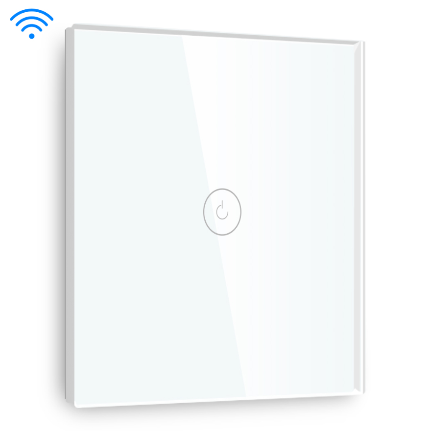 Auto Smart wifi voice control light switch white color