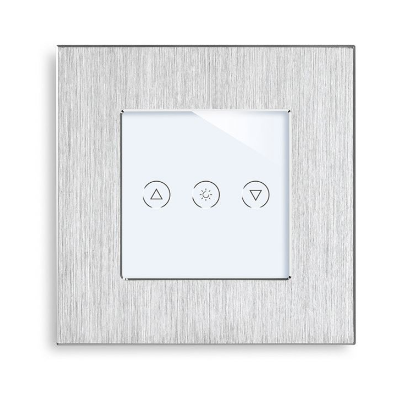 Black/Silver/Gold Aluminum Panel Wifi Smart Light Dimmer Switch